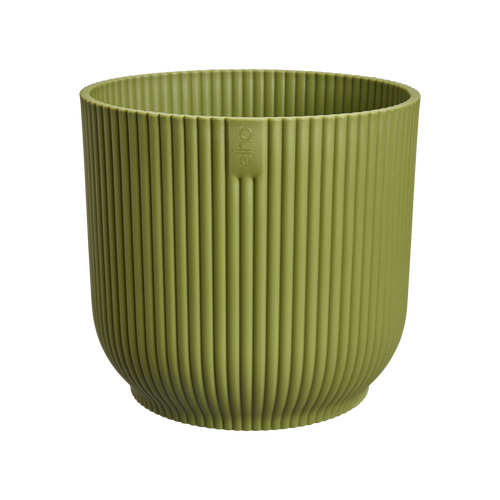 Elho Vibes Fold Rond 14 - Groen - L 14 x B  x H 13 cm - Binnen - 100% gerecycled