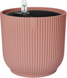 Elho Vibes Fold Rond 22 met Self-Watering Insert - Bloempot met Watermeter - 100% Gerecycled Plastic