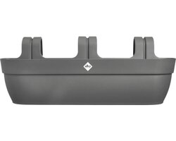 Elho Vibia Campana Easy Hanger XXL 70 - Zwart - L 69 x B  x H 27 cm - Balkon - 100% gerecycled