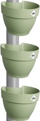 Elho Vibia Campana Regenpijpbakje - Bloempotten voor Regenpijp - 100% Gerecycled Plastic - Set van 3