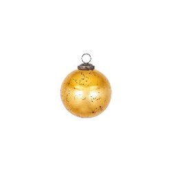 PTMD Elian Bronze round glass ball shiny S