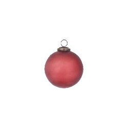 PTMD Elian Burgundy round glass ball matt S