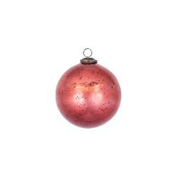 PTMD Elian Burgundy round glass ball shiny M