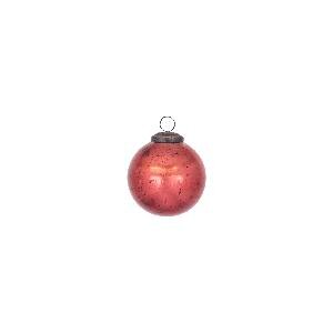 PTMD Elian Burgundy round glass ball shiny XS