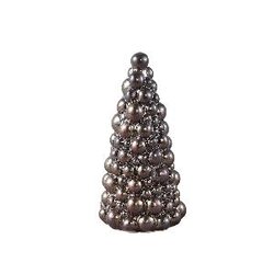 PTMD Emily Copper ceramic glazed xmas tree with dots M