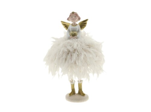 Engel isabel d9h22cm wit