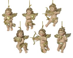 Decoris Engel polyresin 6ass