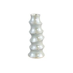 PTMD Enley Pearl shiny ceramic pot down L