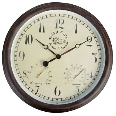 ESSCHERT Buitenklok groot l6b38h38cm