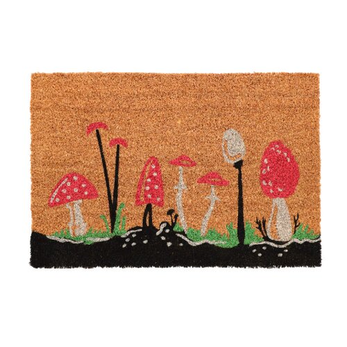 Esschert Deurmat kokos paddenstoelen 60x40cm