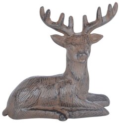 Esschert Hert liggend gietijzer l8b16h14cm