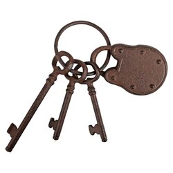Esschert Sleutelbos met slot d7h20b8cm