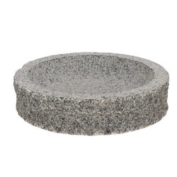 Esschert Vogelbad graniet rond s