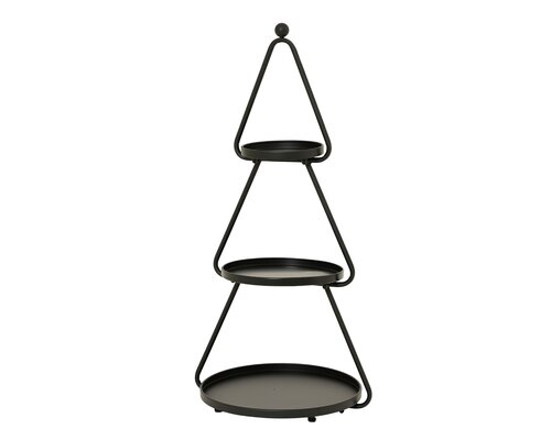 Decoris Etagere ijzer tree powder coating 3 layer plate