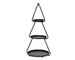 Decoris Etagere ijzer tree powder coating 3 layer plate
