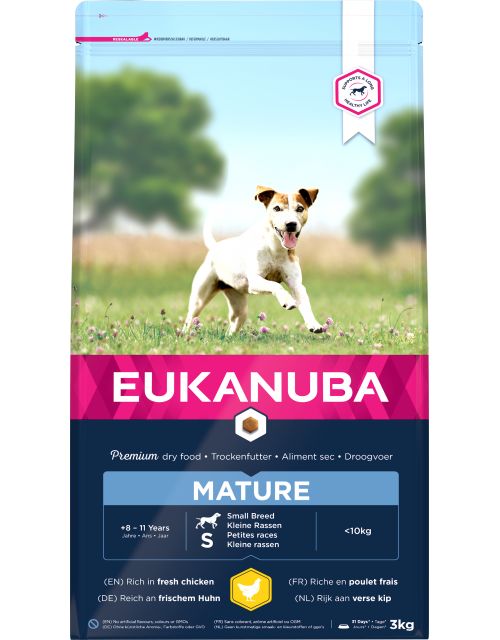 Eukanuba dog mature small chicken  3 KG