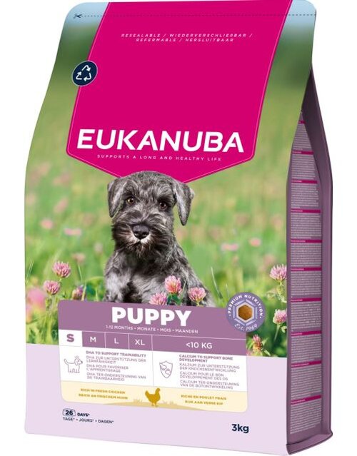Eukanuba H.voer lf cr d puppy s chicken 3kg