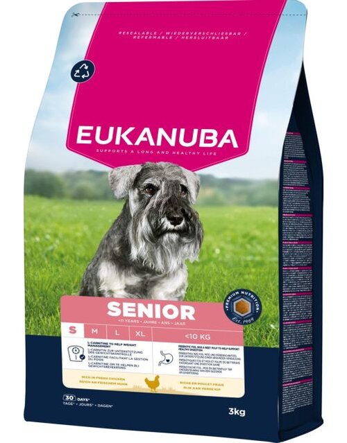 Eukanuba H.voer lf cr d senior s chicken 3kg