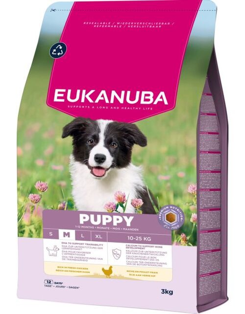 Eukanuba Hondenvoer puppy m chicken 3kg