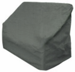 Eurotrail bankhoes ca 75x150x115cm grijs - afbeelding 1