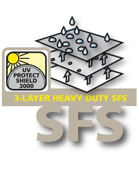 Eurotrail ligbedhoes sfs L:195 B:70 H:45cm - afbeelding 2