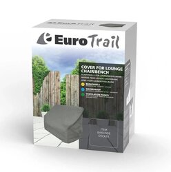 Eurotrail Loungestoelhoes ca 75x75x115cm grijs - afbeelding 3