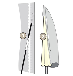 Eurotrail Parasolhoes 135 cm - afbeelding 2