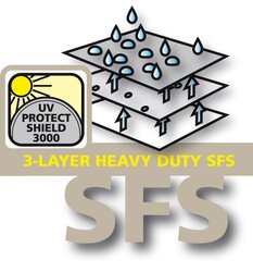 Eurotrail zitgroephoes 165x150x100cm grijs - afbeelding 2