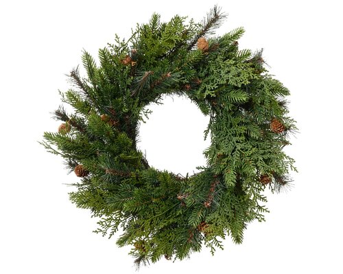 Everlands Cypress krans binnen dia40cm x H.12cm