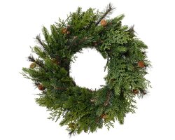 Everlands Cypress krans binnen dia40cm x H.12cm