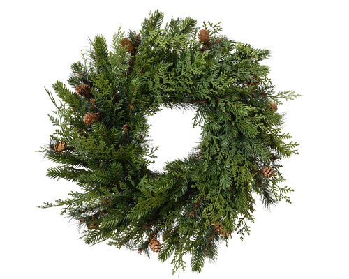 Everlands Cypress krans binnen dia60cm x H.13cm