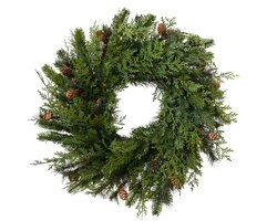 Everlands Cypress krans binnen dia60cm x H.13cm