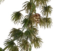 Everlands Dennenguirlande glitter plastic pinecone - afbeelding 2