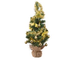 Everlands Diy mini boom gold decoration LED BO binnen dia36cm x H.60cm - afbeelding 1