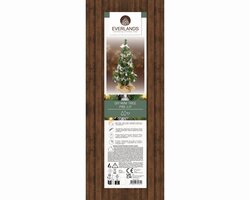 Everlands Diy mini boom silver decoration LED BO binnen - afbeelding 2