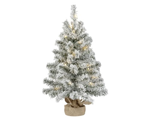 Everlands Imperial mini boom snowy LED BO binnen - afbeelding 1