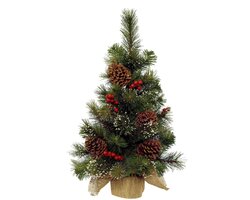 Everlands Ipswich mini boom frosted berries, pinecones binnen