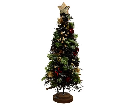 everlands Kerstboom klein met versiering h45 cm 