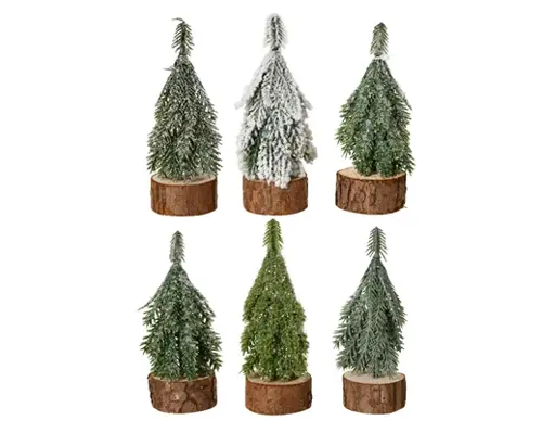 Everlands Mini boom 6ass binnen fsc mix 100% dia5cm x H.11cm