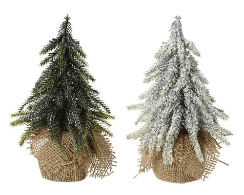 EverlandsMini boom glitter, snow 2ass binnen