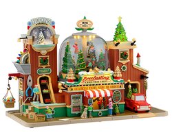 Lemax Everlasting Christmas Trees, Incl. Adaptor 74254, 550 Ma (White)