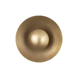 PTMD Evny Brass iron wall lamp minimal double round
