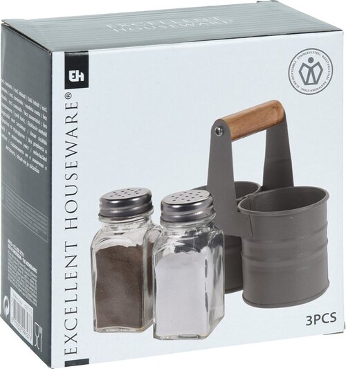 Excellent Houseware peper en zout strooier - afbeelding 1