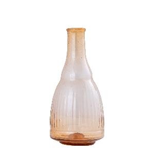 PTMD Fann Orange recycled glass vase C