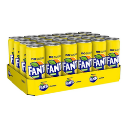 Fanta Lemon No Sugar 24x330ml