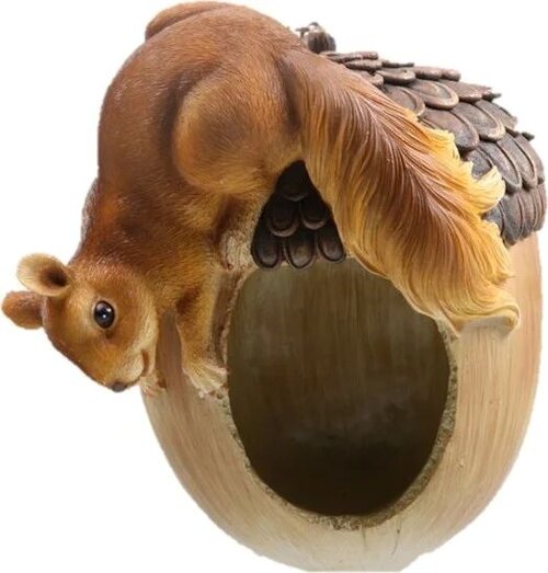 Farmwood Eekhoorn wand voedersschaal h18cm