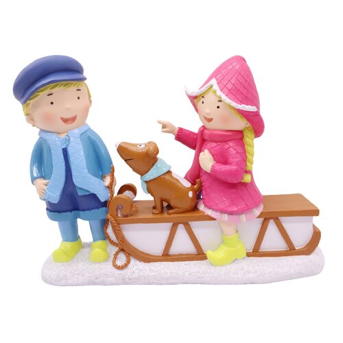 Fien & teun 3D Seasonal Statue Fien & Teun & Pim