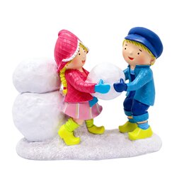 Fien & teun 3D Seasonal Statue Fien & Teun Sneeuw