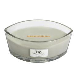 fireside ellipse Woodwick heartwick candle