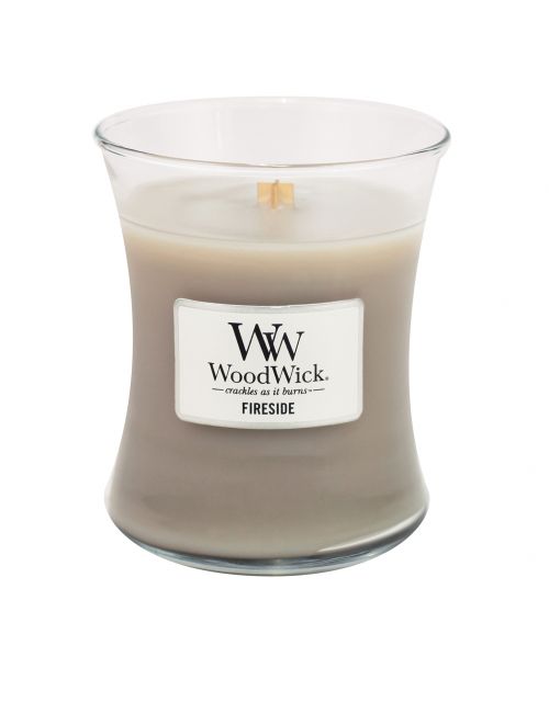 Fireside medium woodwick candle